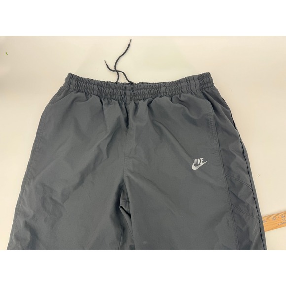 Nike Sportswear Men's Black Nylon Track Pants Joggers XXL Zip Ankle - Picture 3 of 16
